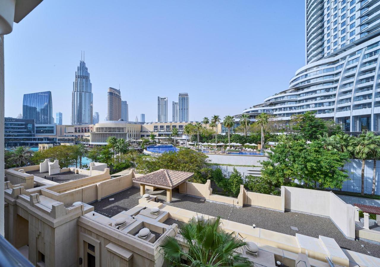 Burj Khalifa Partial View Peak Living Luxury 2Br Souk Al-Bahar Beside Dubai Mall-Golden Homes Exterior foto
